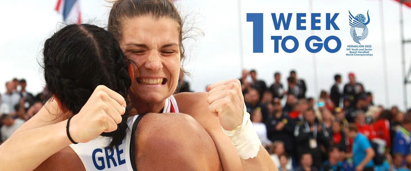 ONE WEEK TO GO: YOUTH BEACH HANDBALL WORLD CHAMPIONSHIPS IN GREECE ARE COMING